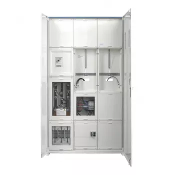 Hager FP93W11N áramváltós és mérőszekrény 1400x800x205 mm 2 mérőmező