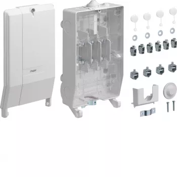 HAGER ZAN334C házcsatlakozó szekrény K3 250A IP54 RAL7035