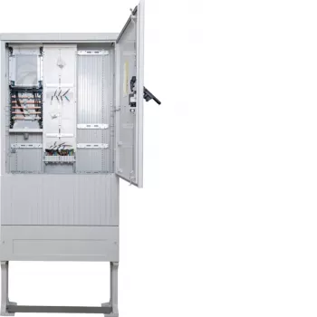 Hager mérőcsatlakozó oszlop műanyag IP44 100A 1 mérőhely szürke