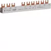 Hager KDN363J 3 pólusú fázissín villa-csatlakozással 10mm² 63A 10 modul