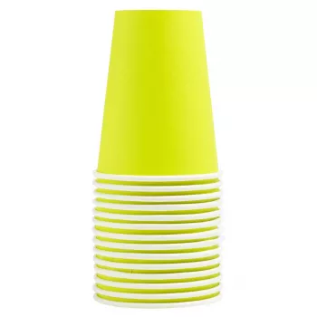 PROnappe 15 db papírpohár 200 ml, Kiwi Green (89113I)