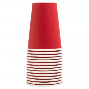 PROnappe 15 db papírpohár 200 ml, piros (89115I)