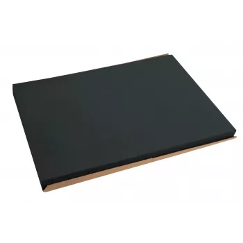 PROnappe egyszer használatos terítő 400 x 300 mm fekete, dombornyomott, enyhén szatinozott papír