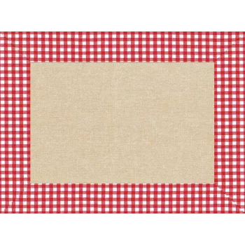 PROnappe 400 terítő len Vichy többszínű 30,0 x 40,0 cm