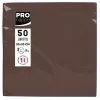 PROnappe szalvéta barna 2 rétegű 20,0 x 20,0 cm 50 db