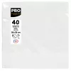 PROnappe fehér papírszalvéta 2 rétegű 19 x 19 cm 40 darabos csomag