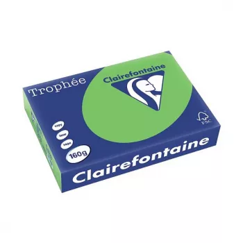 Clairefontaine Trophee Intensiv A4 színes másolópapír 160 g/m², 250 lap, intenzív világoszöld