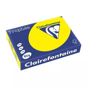 Clairefontaine Trophee Intensiv másolópapír A4 80g 500 lap kanárisárga