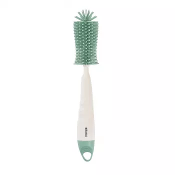 Beaba szilikon cumisüveg- és cumitisztító kefe Sage Green