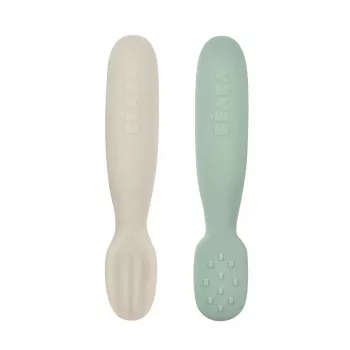 Beaba First Spoons 2 darab zöld/szürke