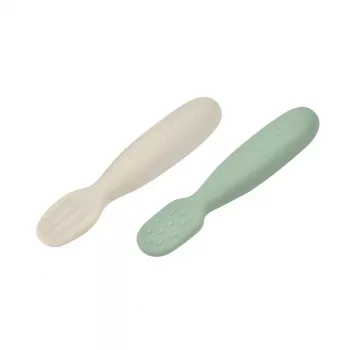 Beaba First Spoons 2 darab zöld/szürke