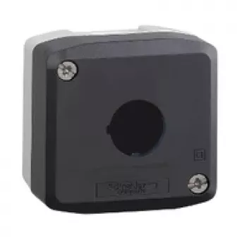 Schneider Electric Harmony XALD01 üres ház vezérlőállomáshoz, szürke, polikarbonát, IP69K