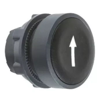 APC ZB5AA335 Harmony XB5 nyomógomb fej sík, fekete, műanyag, 22 mm-es szerelés, IP69K