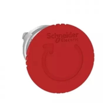 Schneider Electric vészleállító nyomógomb ZB4BS844 40 mm piros gombafej