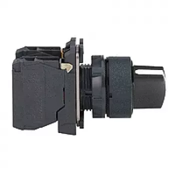Schneider Electric XB5 nyomógomb, fekete, 220-240 V, 10 A