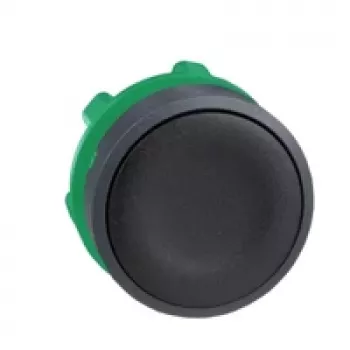 Schneider Electric ZB5AA2 lapos nyomógombfej, fekete, 22 mm, Harmony XB5