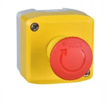 Schneider Electric Harmony XALK komplett vezérlőállomás piros gombafejjel