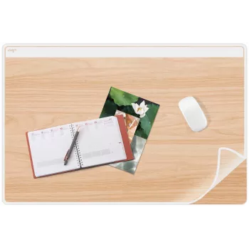 CEP Office Solution íróasztal-alátét műanyag fehér/bükk 65x50 cm