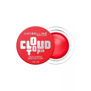 MAYBELLINE Cloudtopia matt krémes ajak- és arcpirosító 03 Divine Crimson 5 g