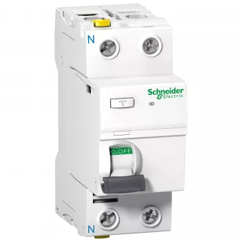Schneider Electric A9Z21240 Acti9 iID hibaáram-védőkapcsoló (RCCB) 2P 40A 30mA A típus 220-240V AC IP20 fehér