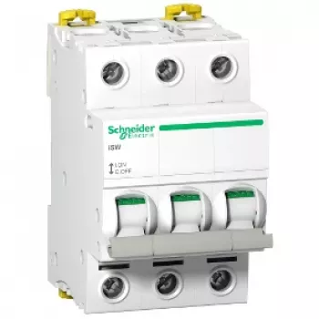 Schneider Electric Acti9 iSW A9S65363 3 pólusú szakaszolókapcsoló 63A 400V AC fehér