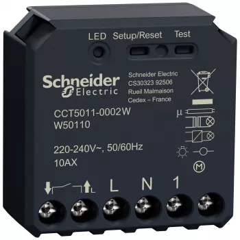 Schneider Electric Wiser CCT5011-0002W kapcsolóaktor, 1-es, süllyesztett szerelés
