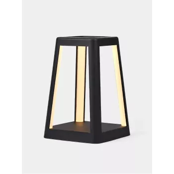 LEXON Lantern LED lámpa vezeték nélküli töltővel fekete LH94N