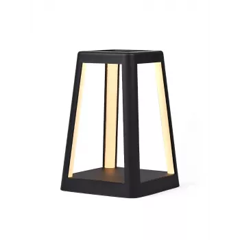 LEXON Lantern LED lámpa vezeték nélküli töltővel fekete LH94N