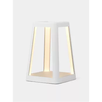Lexon Lantern LED lámpa vezeték nélküli töltővel fehér LH94W