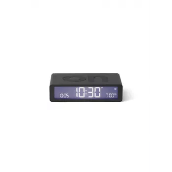 Lexon Flip Classic Alarm Clock Dark Grey LR157G3