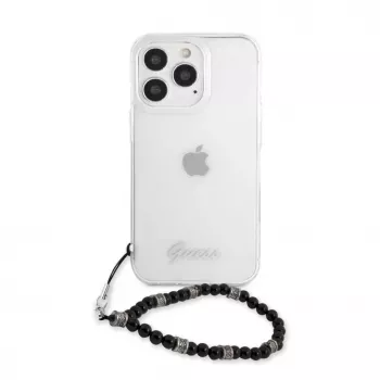 Guess GUHCP13LKPSBK Black Pearl kemény tok Apple iPhone 13 Pro / 13 6,1 inch átlátszó