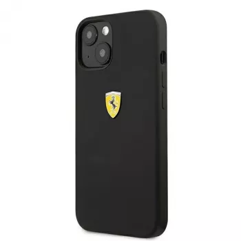 Ferrari FESSIHCP13SBK iPhone 13 mini 5,4 inch fekete merev tok szilikon hátlap