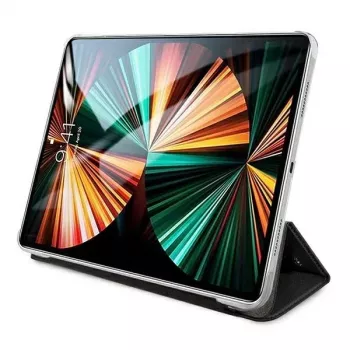 Karl Lagerfeld KLFC12OKMK könyvtok iPad Pro 12,9 inch (2021/2022) készülékhez - fekete Saffiano Karl Iconic