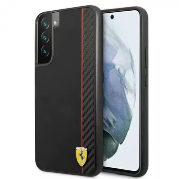 Ferrari FESAXHCS22MBK S22+ S906 fekete kemény tok On Track Carbon Stripe