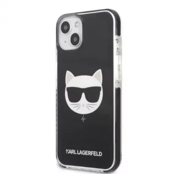 Karl Lagerfeld KLHCP13STPECK iPhone 13 mini 5,4 inch kemény tok fekete Choupette Head