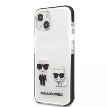 KARL LAGERFELD iPhone 13 mini kemény tok fehér Karl & Choupette