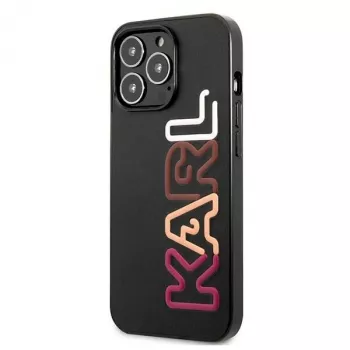 Karl Lagerfeld KLHCP13LPCOBK kemény tok iPhone 13 Pro / iPhone 13 6,1 inch fekete Multipink Brand