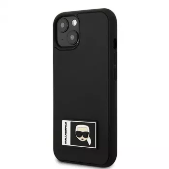 Karl Lagerfeld KLHCP13S3DKPK Ikonik Patch kemény tok iPhone 13 mini, fekete
