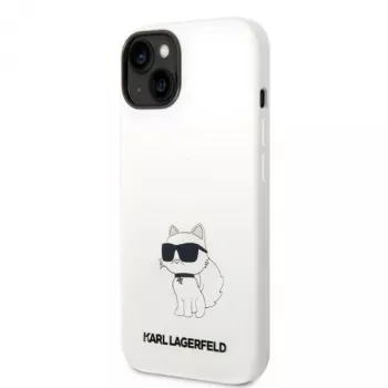 Karl Lagerfeld KLHMP14MSNCHBCH szilikon MagSafe kemény tok iPhone 14 Plus / 15 Plus 6,7 inch fehér Choupette