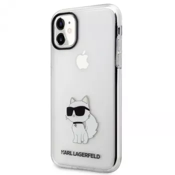 Karl Lagerfeld Ikonik Choupette kemény tok Apple iPhone 11 / XR 6,1 inch átlátszó