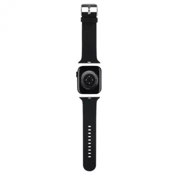 Karl Lagerfeld 3D Rubber Karl Head szíj Apple Watch 42/44/45/49mm fekete