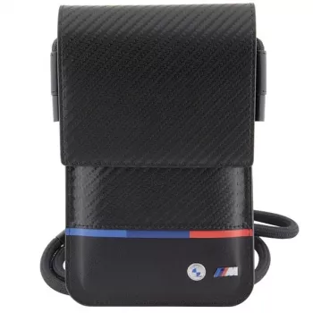 BMW Carbon Tricolor Line pénztárca táska fekete