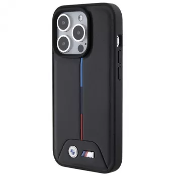 BMW BMHCP15L22PVTK iPhone 15 Pro 6,1 inch fekete Hardcase steppelt tricolor