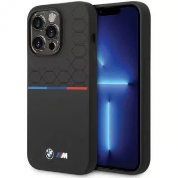 BMW szilikon mintás tok Apple iPhone 15 Pro 6,1 inch fekete