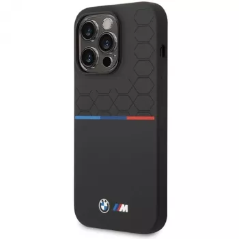 BMW szilikon mintás tok Apple iPhone 15 Pro 6,1 inch fekete