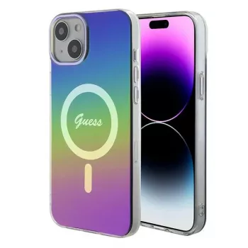 Guess IML Iridescent MagSafe hátlap Apple iPhone 15 Plus, többszínű