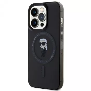 Karl Lagerfeld Ikonik MagSafe kemény tok iPhone 14 Pro 6,1 inch fekete