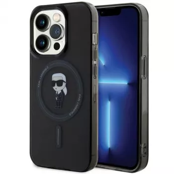 Karl Lagerfeld MagSafe IML Ikonik tok iPhone 15 Pro fekete