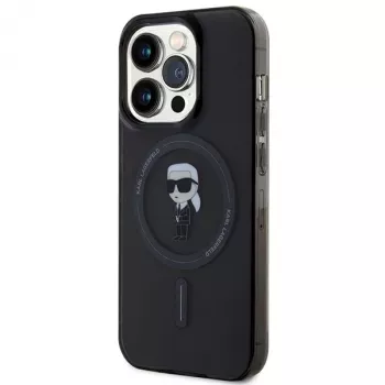 Karl Lagerfeld MagSafe IML Ikonik tok iPhone 15 Pro fekete