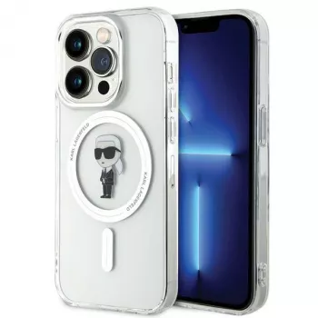 Karl Lagerfeld MagSafe IML Ikonik tok iPhone 15 Pro átlátszó